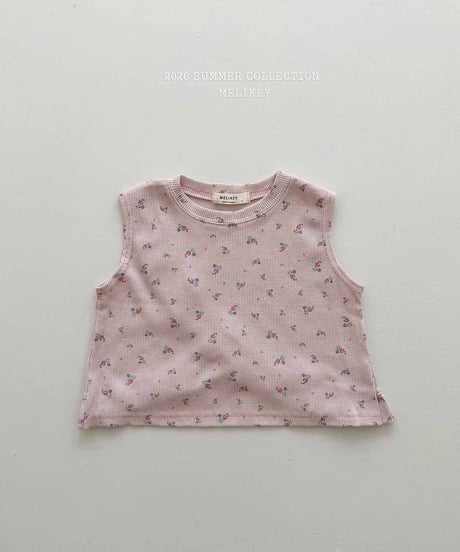 61[予約]melikey dindin frill sleveless t-shirt
