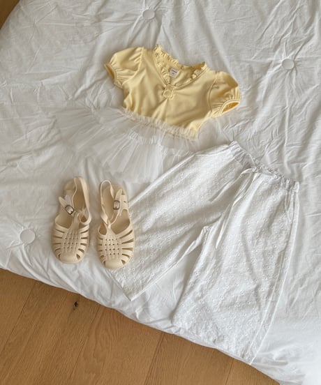30[予約]ninibello shirred tutu tee