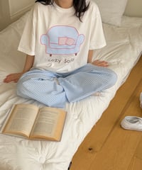 16[予約]ninibello cozy sofa short sleeve t-shirt(adult)