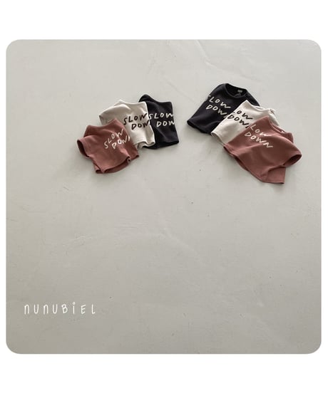 24[予約]nunubiel bebe slow t-shrts