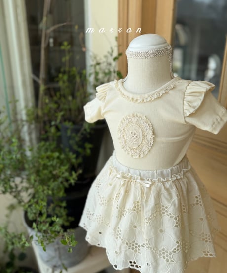 3[予約]marron butter t-shirt(XS-L)