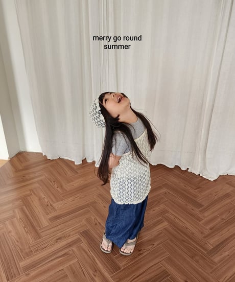 10[予約]merry go round lace long sleeveless