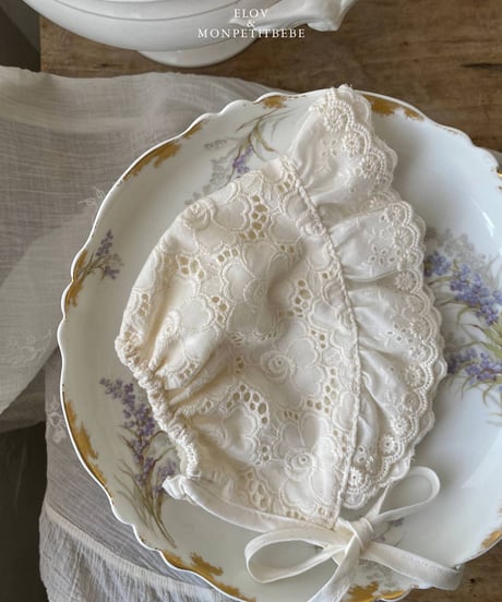 21[予約]elov&monpetitbebe lace bonnet