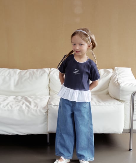 7[予約]momoann windy frill tee