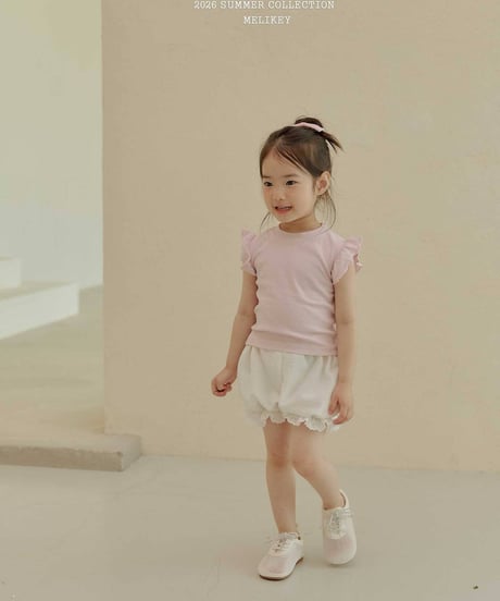 59[予約]melikey macaron frill t-shirt