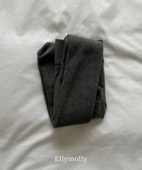112[予約]ELLYMOLLY fleece basic tights