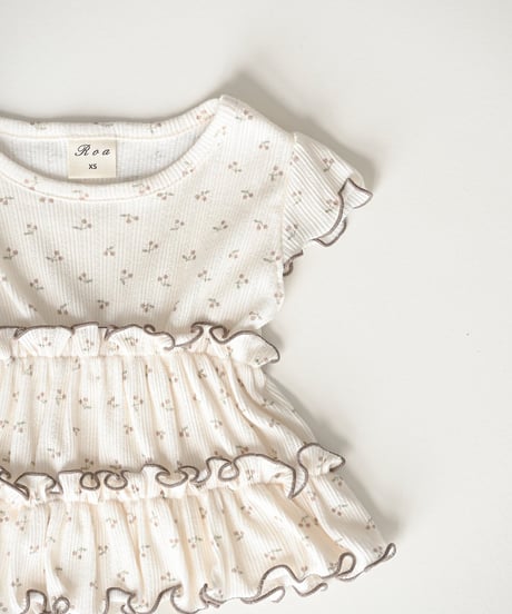 22[予約]Roa cherry rib t
