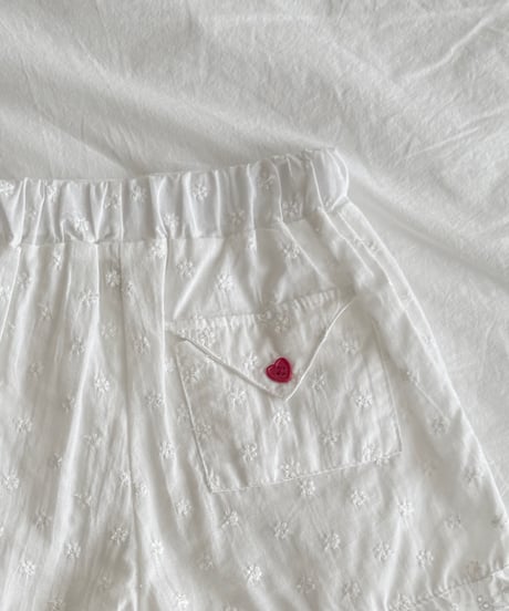 65[予約]ninibello letter lace pants