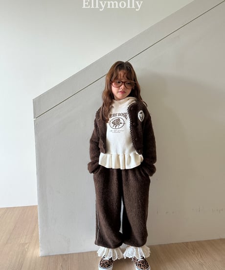 23[予約]ELLYMOLLY fuzzy hug jogger pants