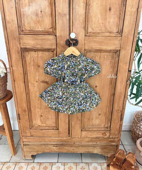 10[予約]ohho floral blouse