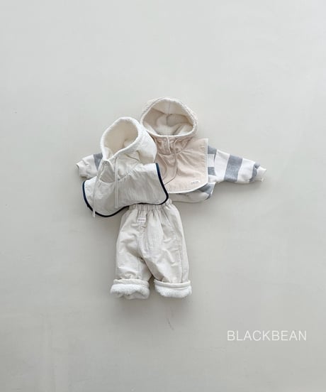45[予約]blackbean baba padded warmer(kids)