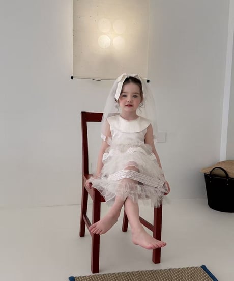 5[予約]aiai white veil princess dress