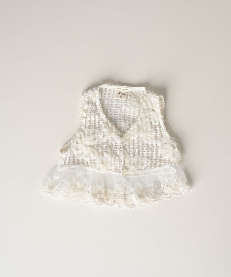 21[予約]Roa pure lace vest