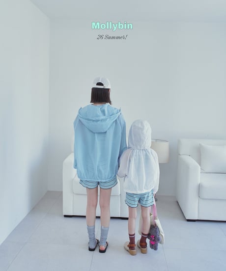 6[予約]Mollybin cap hood windbreaker