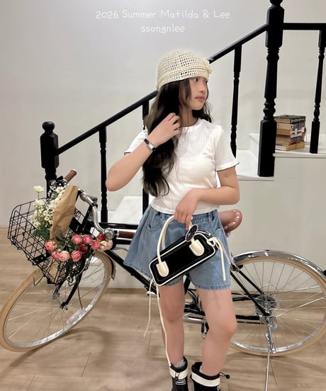 9[予約]matilda&lee eyelet pincoat tee