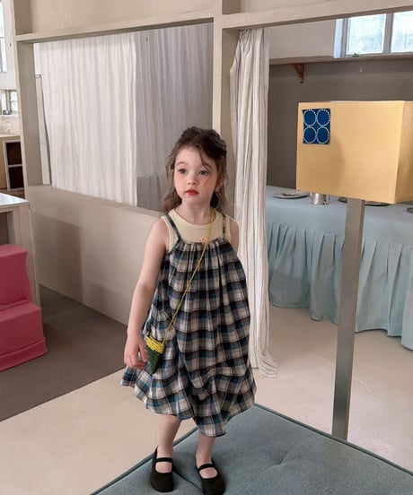 24[予約]aiai riri check dress