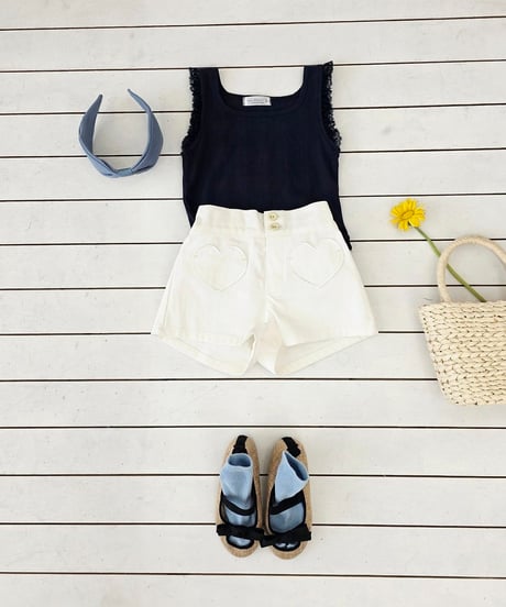 22[予約]mon Atelier eyelet camisole