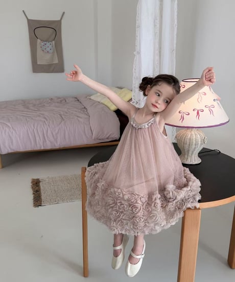 18[予約]aiai rose bloom dress