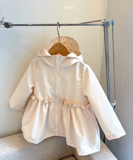 7[予約]ohho ohho frill rain jacket