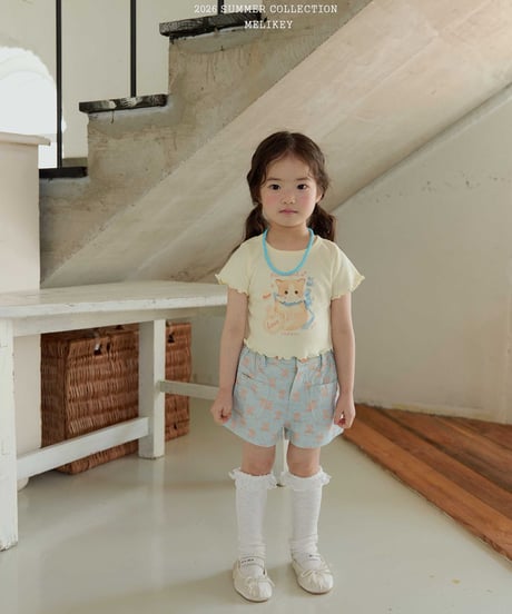 42[予約]melikey colored ribbon shorts