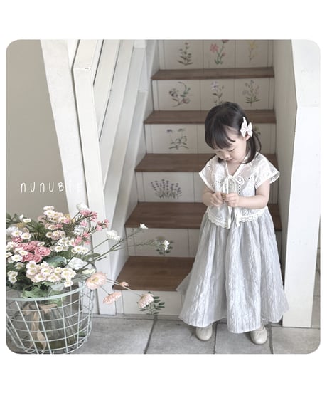 39[予約]nunubiel rose dress