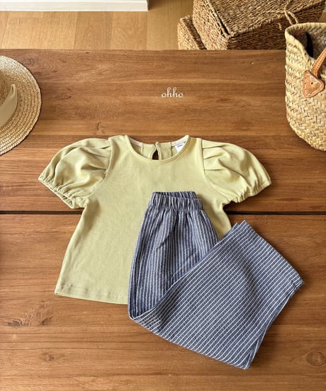 4[予約]ohho pepper strope pants