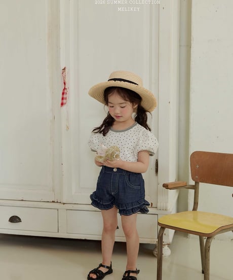 44[予約]melikey tutu frill shorts(denim)