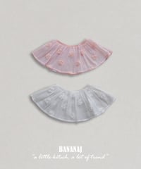 33[予約]BANANAJ mimi flower petal skirt