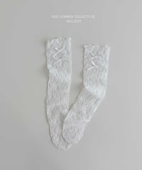 56[予約]melikey two two lace socks