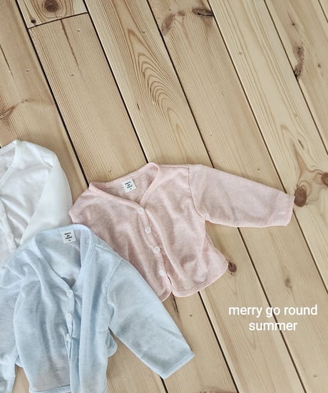 30[予約]merry go round slub cardigan