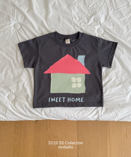 11[予約]ninibello sweet home short sleeve tee