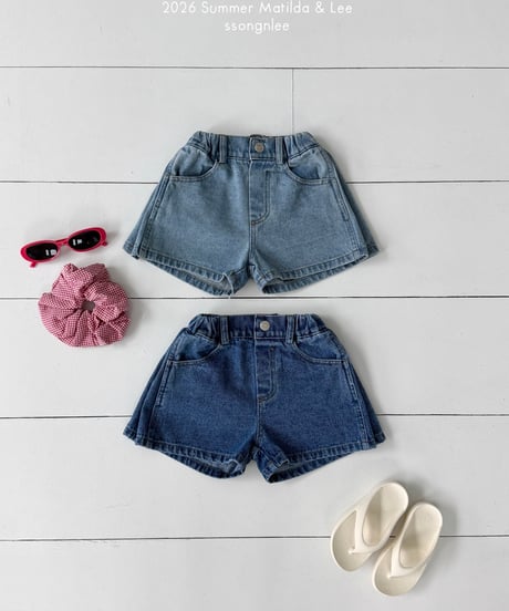 67[予約]matilda&lee wrinkle denim pants
