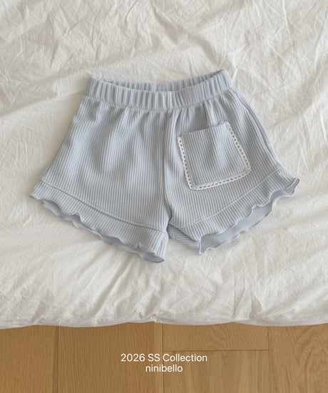 85[予約]ninibello romi pocket pants