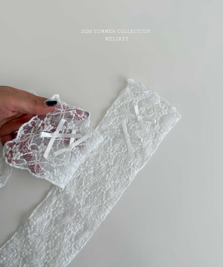 56[予約]melikey two two lace socks
