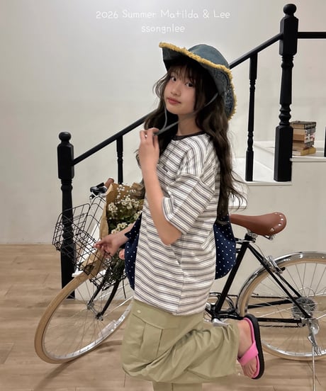 40[予約]matilda&lee slow border tee