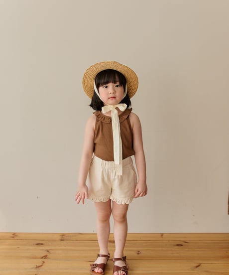 17[予約]mon Atelier summer frill shorts