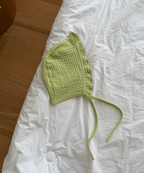 112[予約]ninibello cancan frill bonnet(baby)