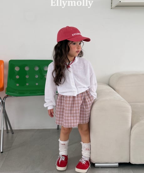 41[予約]ELLYMOLLY mellow check dress