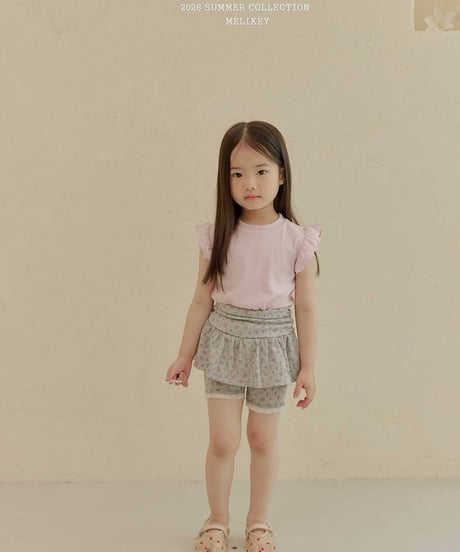 64[予約]melikey shirred 5short skirt leggings