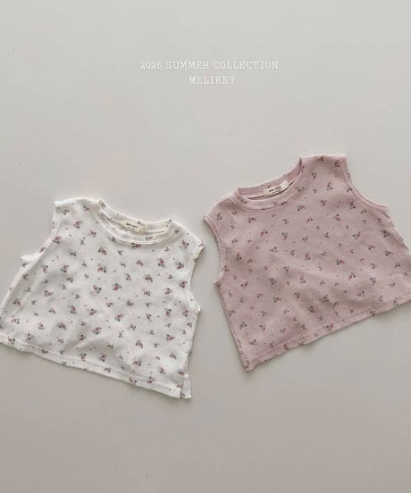 61[予約]melikey dindin frill sleveless t-shirt
