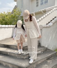 [即納]solana original Floral mist bustier(kids&mom)