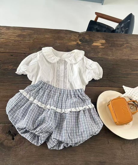 99[予約]aiai frill check bloomers