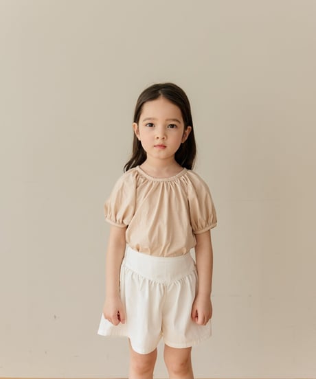 4[予約]mon Atelier shirring t