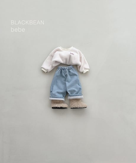4[予約]blackbean slope bebe pants(baby)