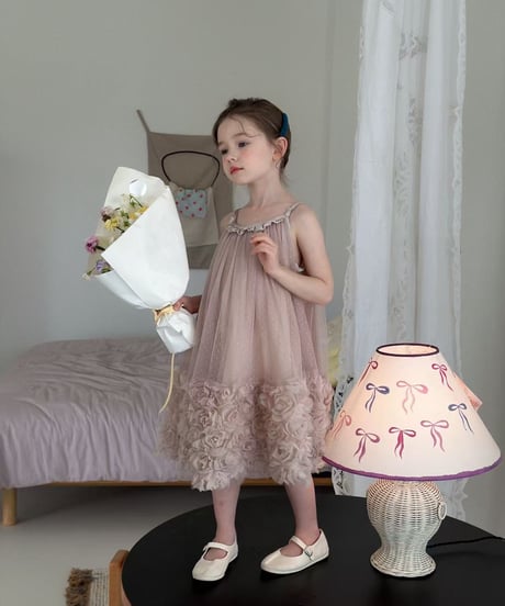 18[予約]aiai rose bloom dress