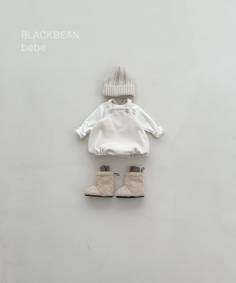 13[予約]blackbean woody suspender bebe set(baby)