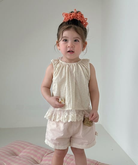 38[予約]mydaughter lace summer two-piece set