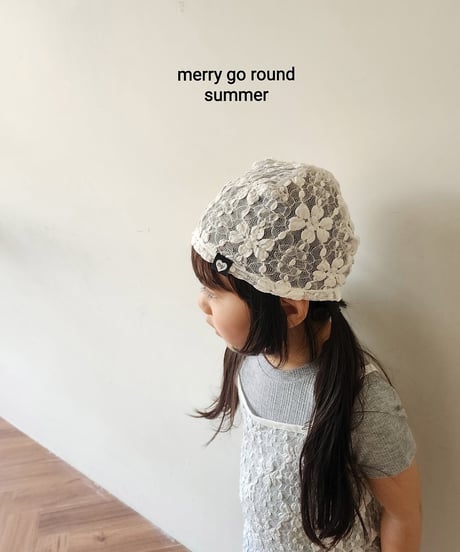 11[予約]merry go round lace beanie