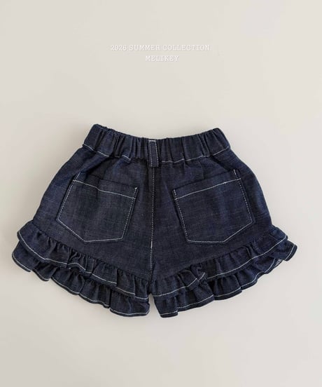 44[予約]melikey tutu frill shorts(denim)