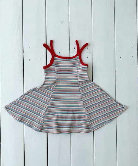 83[予約]ELLYMOLLY double strap flare ops